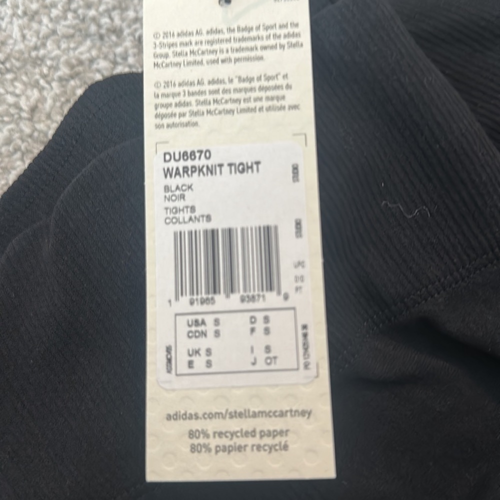 Stella McCartney for Adidas warpknit tight workout leggings - Picture 5 of 5